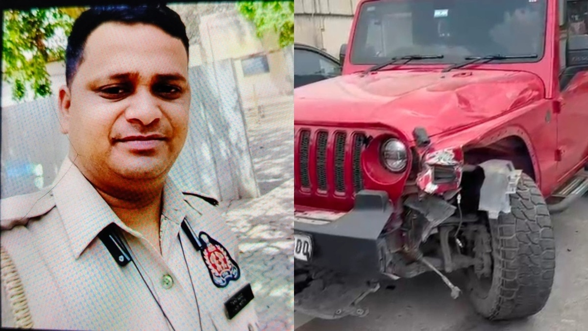 पुलिस टीम पर टूटा सड़क हादसों का कहर.(Photo: Mayank Gaur/ITG)
