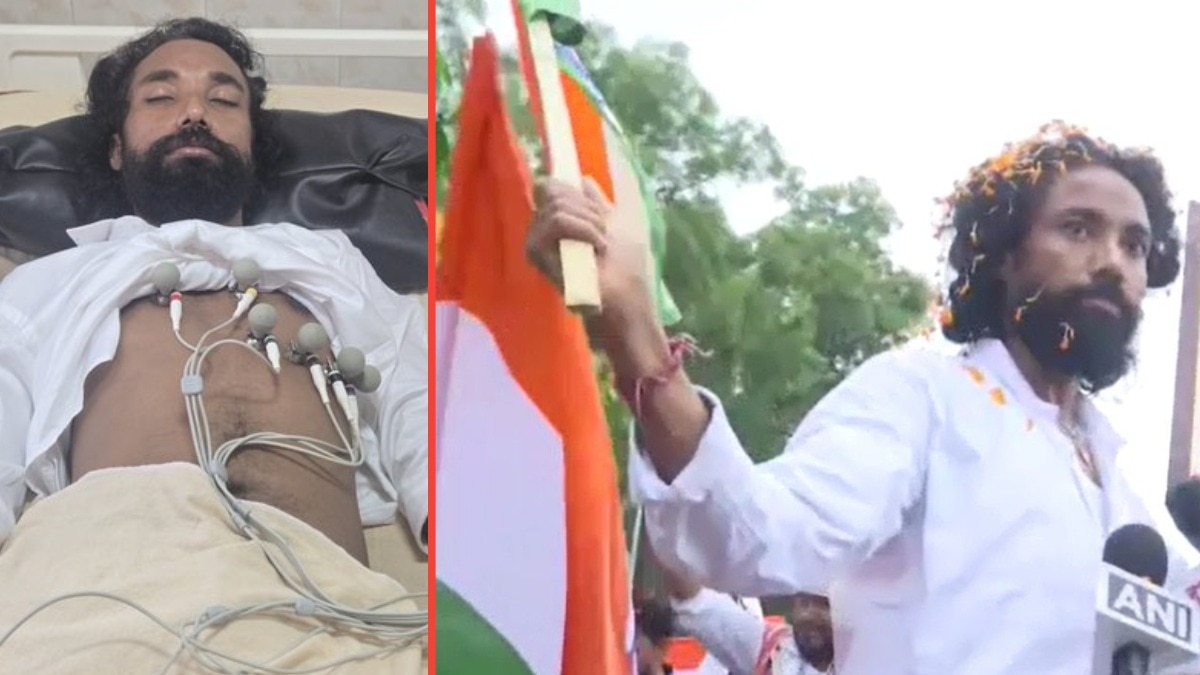 देवेंद्र नाथ महतो ने अस्पताल से कहा है कि उन्होंने उपचार के दौरान भी अपनी भूख हड़ताल जारी रखी है. (Photo: Social Media)