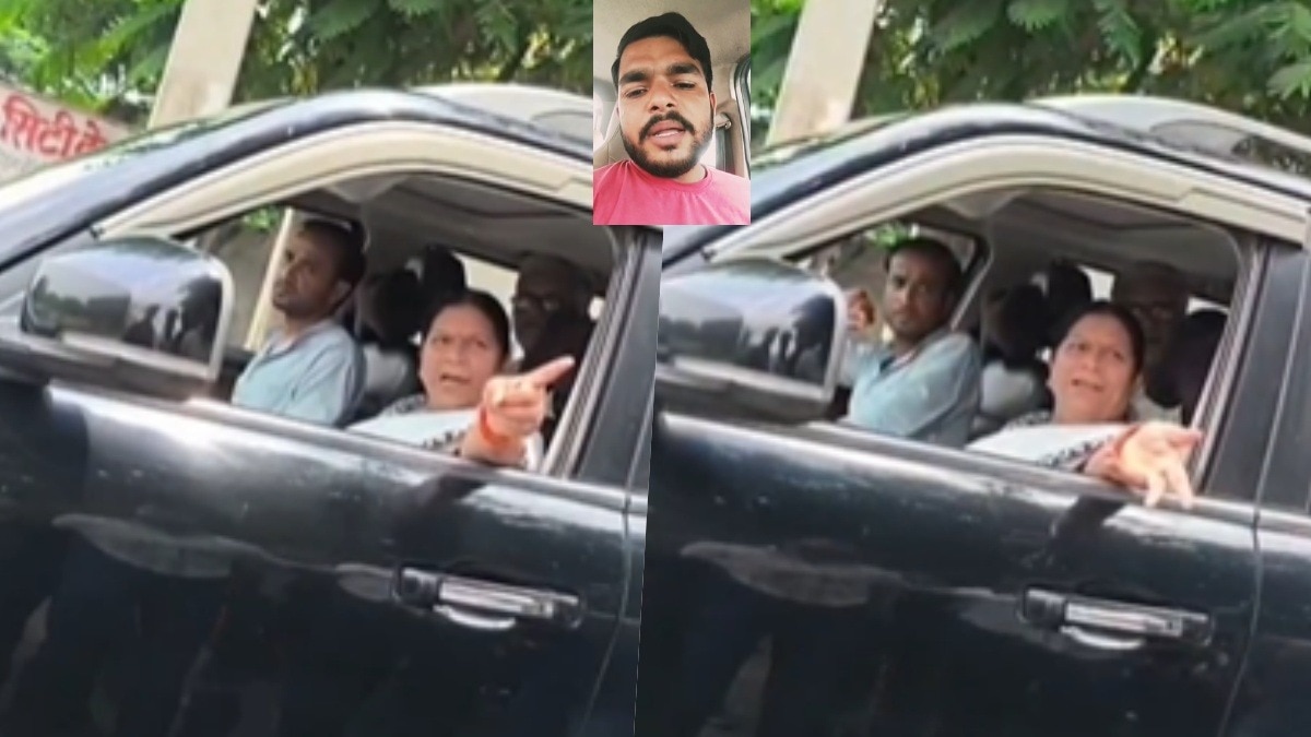 बीजेपी विधायक सरिता भदौरिया और सपा के स्थानीय नेताओं में तीखी बहस (Photo- Screengrab) 