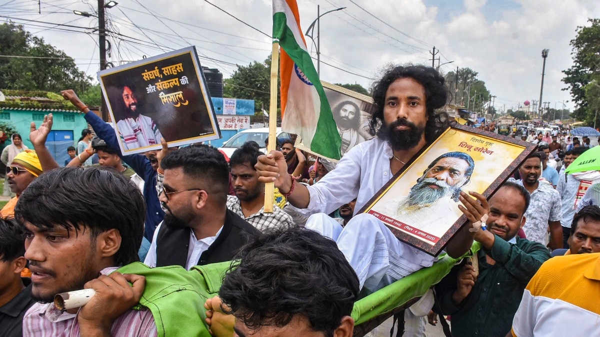 रांची में छात्र परीक्षा में गड़बड़ी का लंबे समय से विरोध कर रहे हैं. (Photo - PTI)