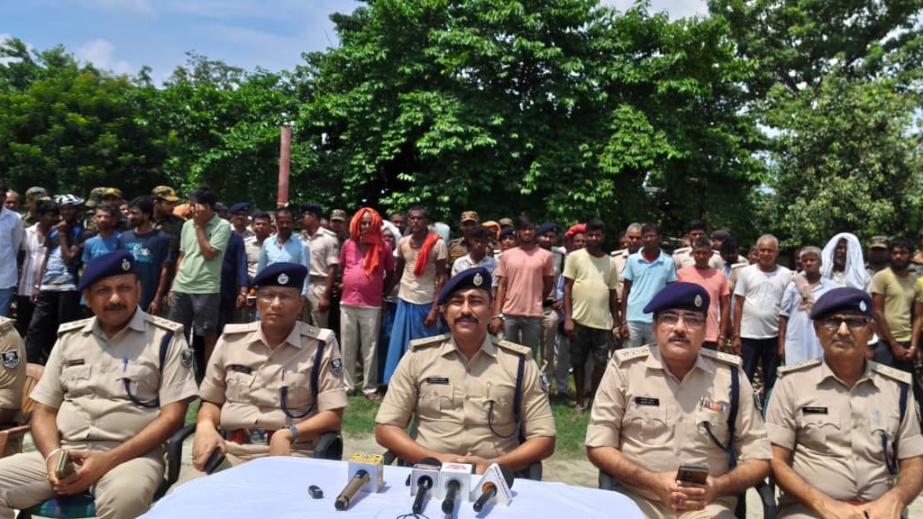पूर्वी-1 में सबसे ज्यादा 72 अभियुक्त गिरफ्तार.(Photo: Manibhushan Sharma/ITG)