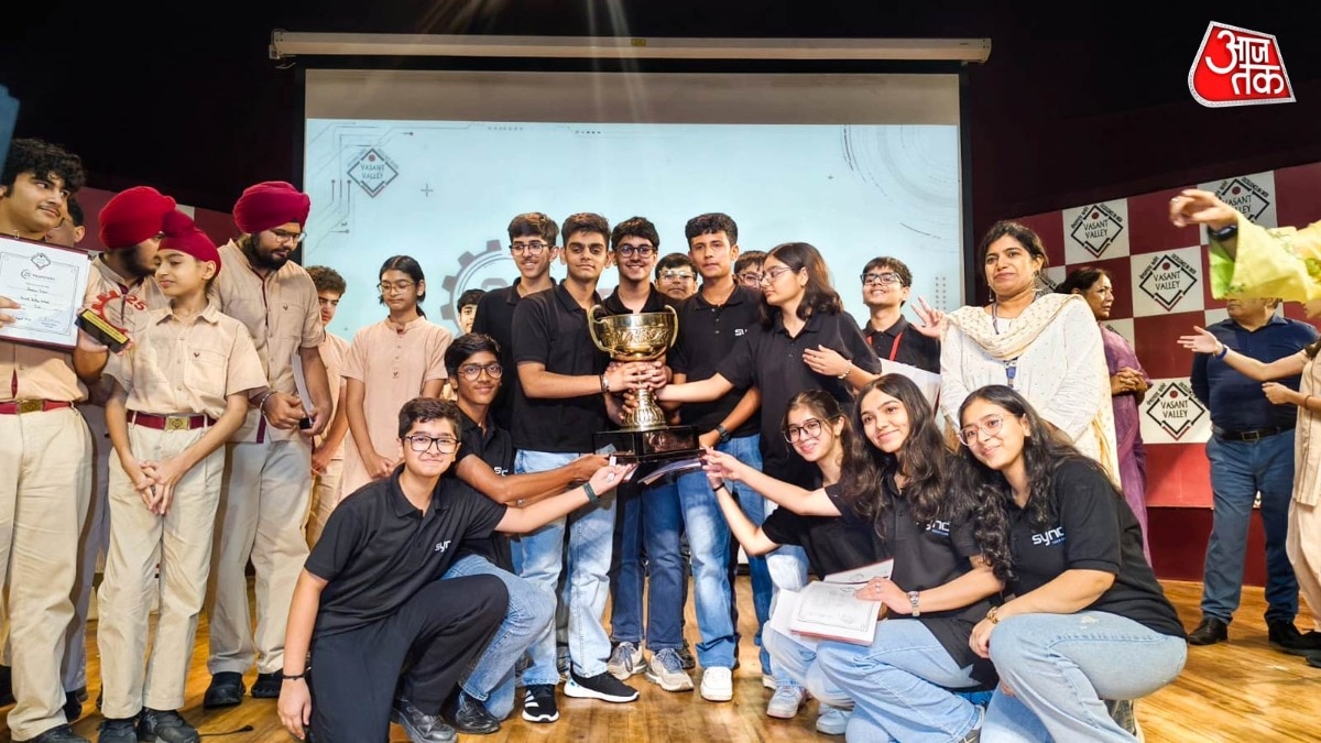 Techvvij में वसंतवैली ने मारी बाजी, बने चैंप‍ियन