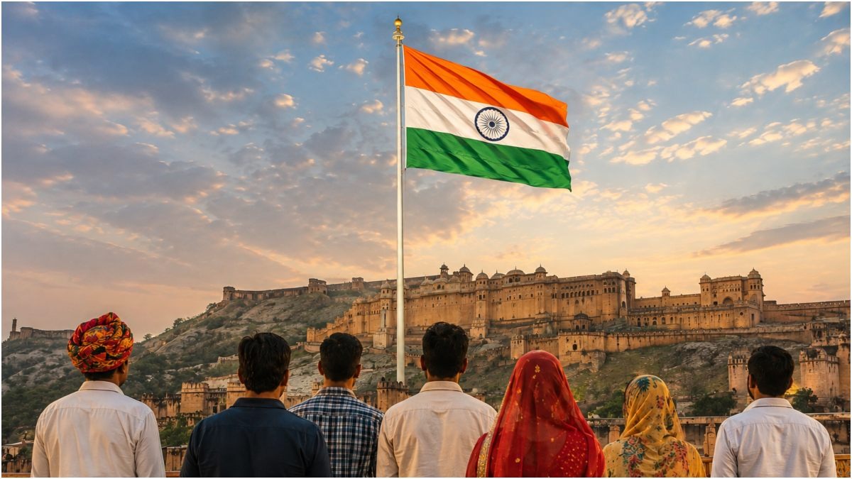 पाकिस्तान से आए लोग भारत में आजाद महसूस कर रहे हैं. (Photo: AI Generated)