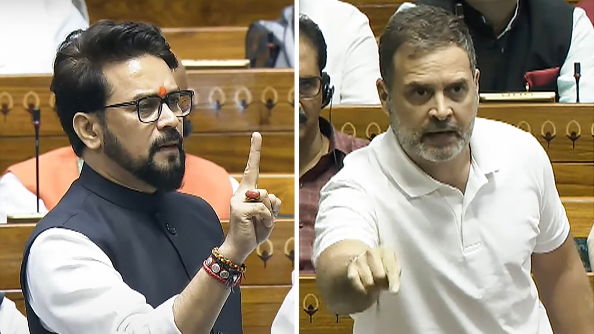अनुराग ठाकुर ने 30 जुलाई 2026 को राहुल गांधी के खिलाफ विशेषाधिकार हनन का नोटिस दिया था. (File Photo- ITG)
