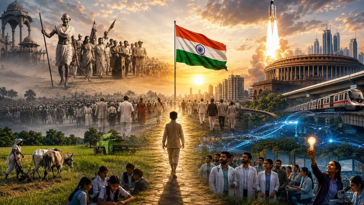 भारत ने 8 दशकों में ऐतिहासिक प्रगति की है