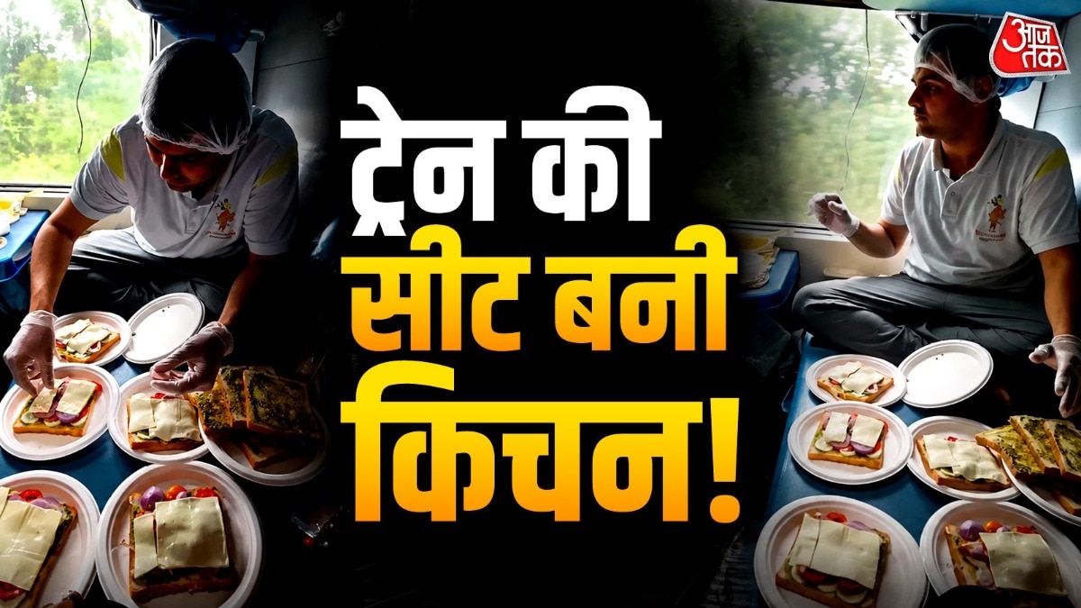खाना तैयार करते समय ग्लव्स और हेयर नेट का इस्तेमाल किया गया. ( Photo: ITG)