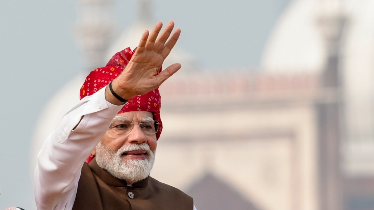 पीएम मोदी ने लाल किले से विकास के लिए फ्यूचर का रोडमैप शेयर किया है. (फोटो-PTI)