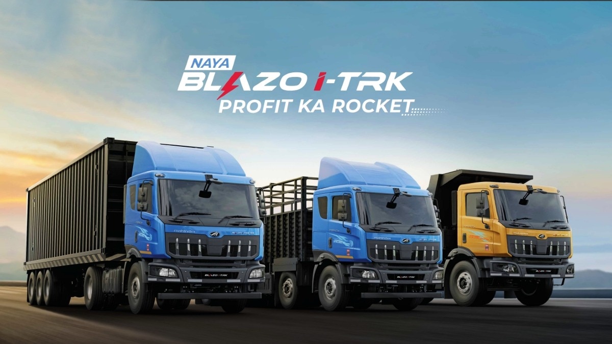 Mahindra Blazo i-TRK में सेगमेंट का पहला AI से लैस ऑटोमैटिक ड्राइव मोड दिया गया है. Photo: ITG