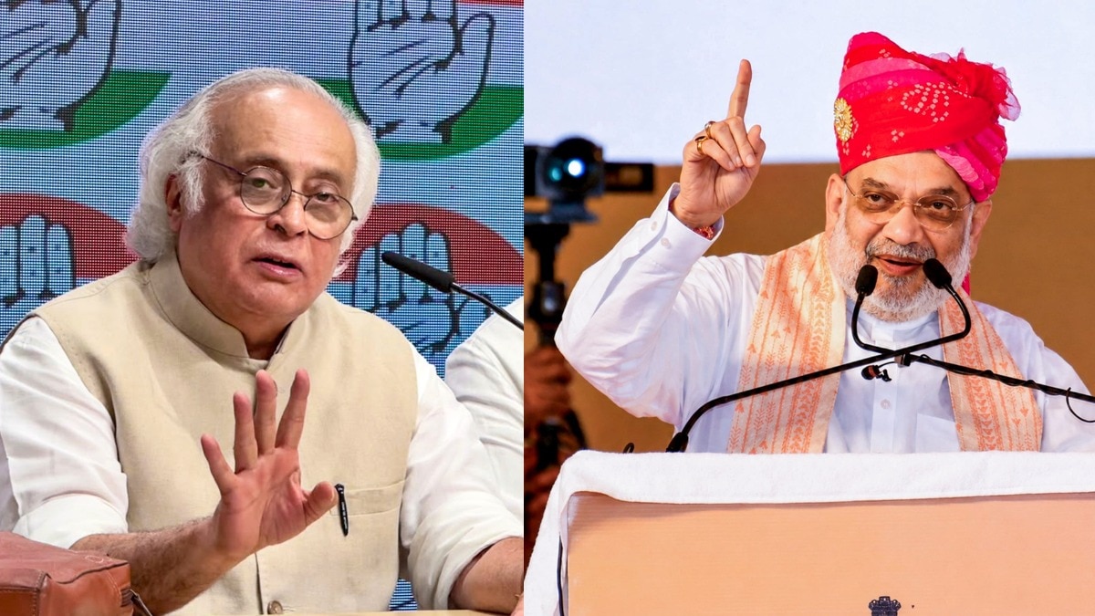 वंदे मातरम विवाद पर कांग्रेस ने अमित शाह पर निशाना साधा. (Photo- PTI)