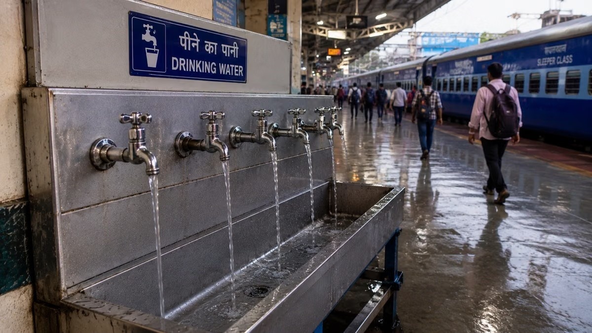 कैग की ऑडिट में रेलवे स्टेशन के पानी में E. coli बैक्टीरिया मिला; 512 स्टेशनों में से 458 स्टेशन सुविधाओं के मानकों पर खरे नहीं उतरे. (File Photo: PTI)