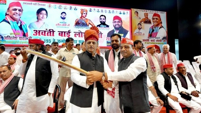अखिलेश यादन का मिशन-लोधी वोट (Photo-X)