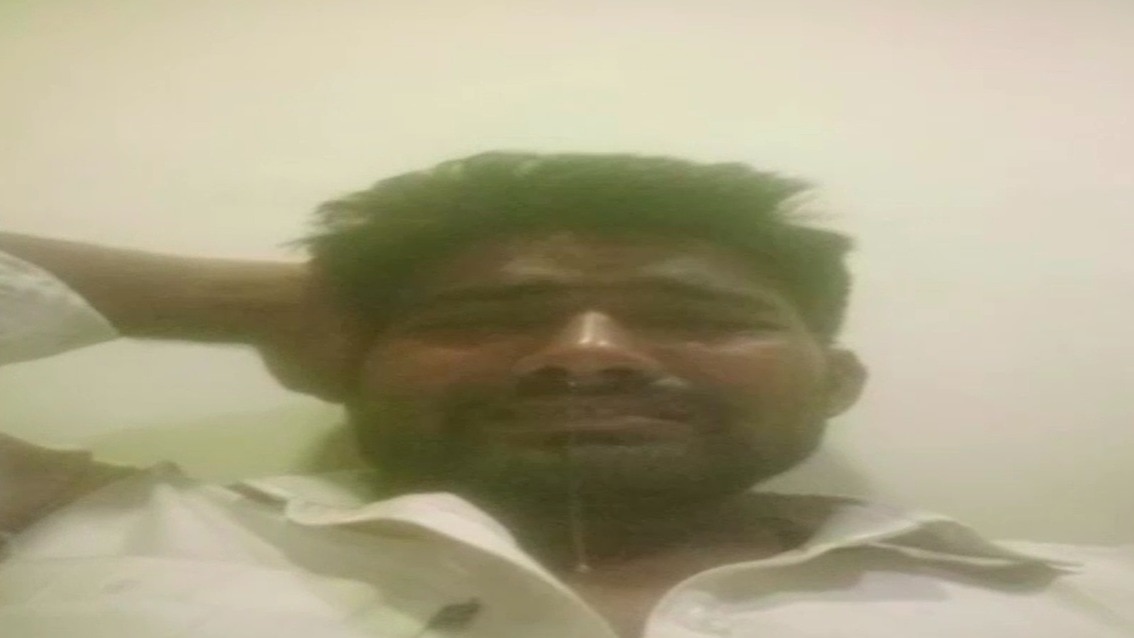 युवक, जिसने खुद के किडनैप होने का रचा नाटक. (Photo: Screengrabs)