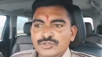 पुलिस कांस्टेबल रामगर गुसाई ने मोदी सरकार समर्थन में दिया इस्तीफा. (photo: ITG)