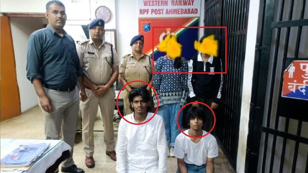 Ahmedabad Railway Station minor girls rescued