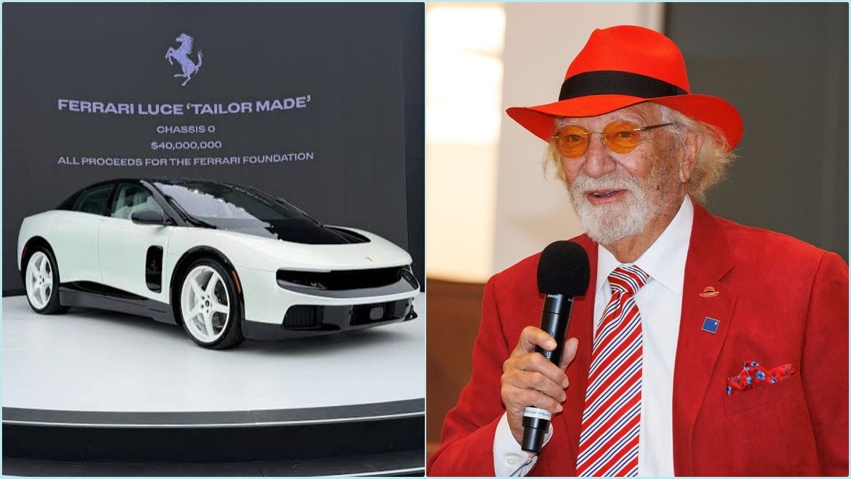 Ferrari Luce को कंपनी ने ख़ास टेलर मेड प्रोग्राम के तहत तैयार किया है. Photo: Screengrab