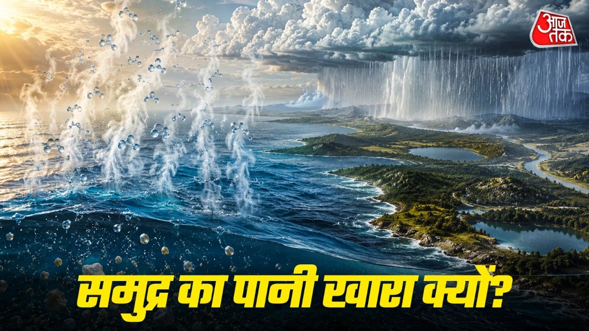 समुद्र के पानी से बनने वाली वॉटर वेपर में नमक की मात्रा बेहद कम होती है. ( Photo: ITG)