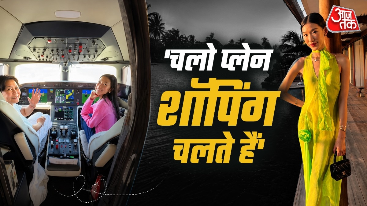 पहला प्लेन दिखाते हुए बेका कहती हैं कि उसका इंटीरियर काफी आरामदायक था (Photo:Instagram/@beccaxbloom)