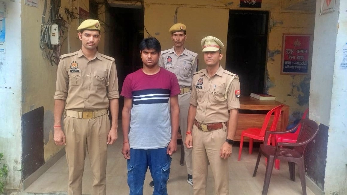 कानपुर 'स्क्रैप स्कैम' में गिरफ्तारी (Photo- ITG)