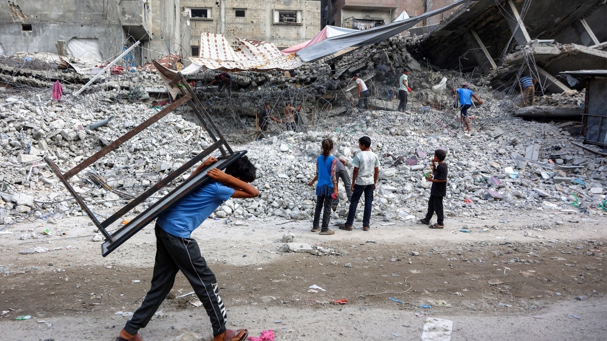 गाजा में मानवीय मदद की सुरक्षित पहुंच पर भारत ने दिया जोर (Photo: AFP)