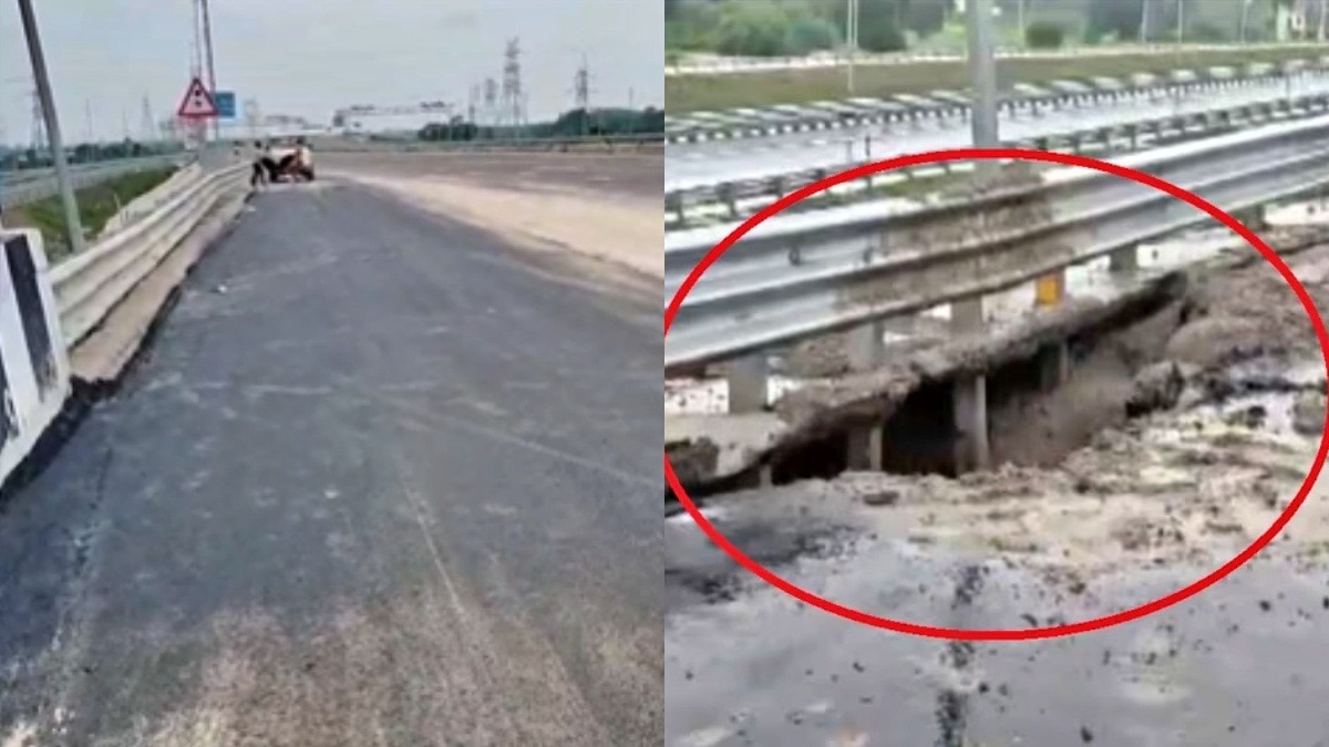 गंगा एक्सप्रेसवे पर आवागमन सुचारु (Photo- Screengrab)