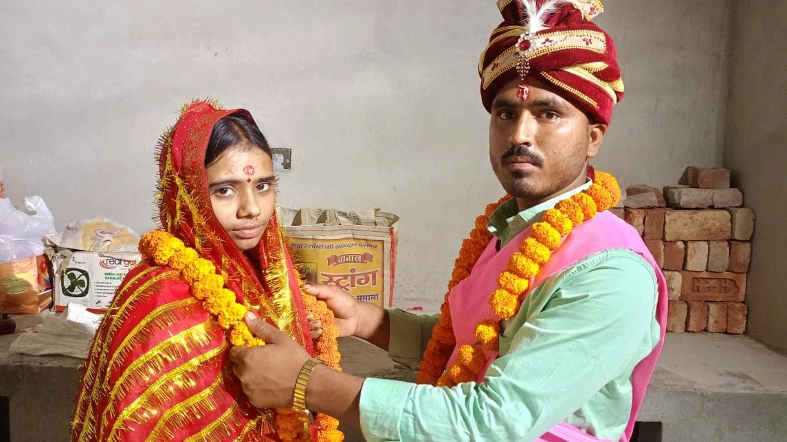 झारखंड से यूपी के बरेली आई जमीला, रविदास से की शादी (Photo- ITG)