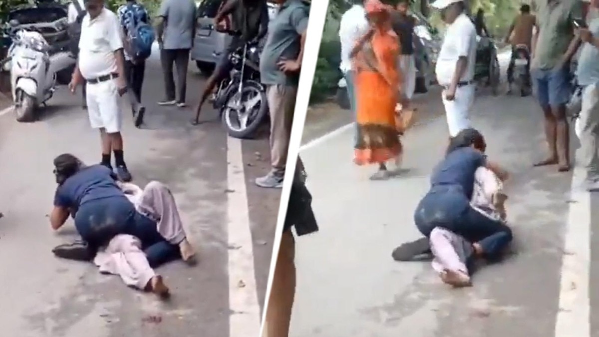 पति को दूसरी महिला के साथ देख भड़की पत्नी, मेरठ की सड़क पर चले लात-घूंसे, खींचे बाल, हाईवोल्टेज ड्रामे का Video वायरल