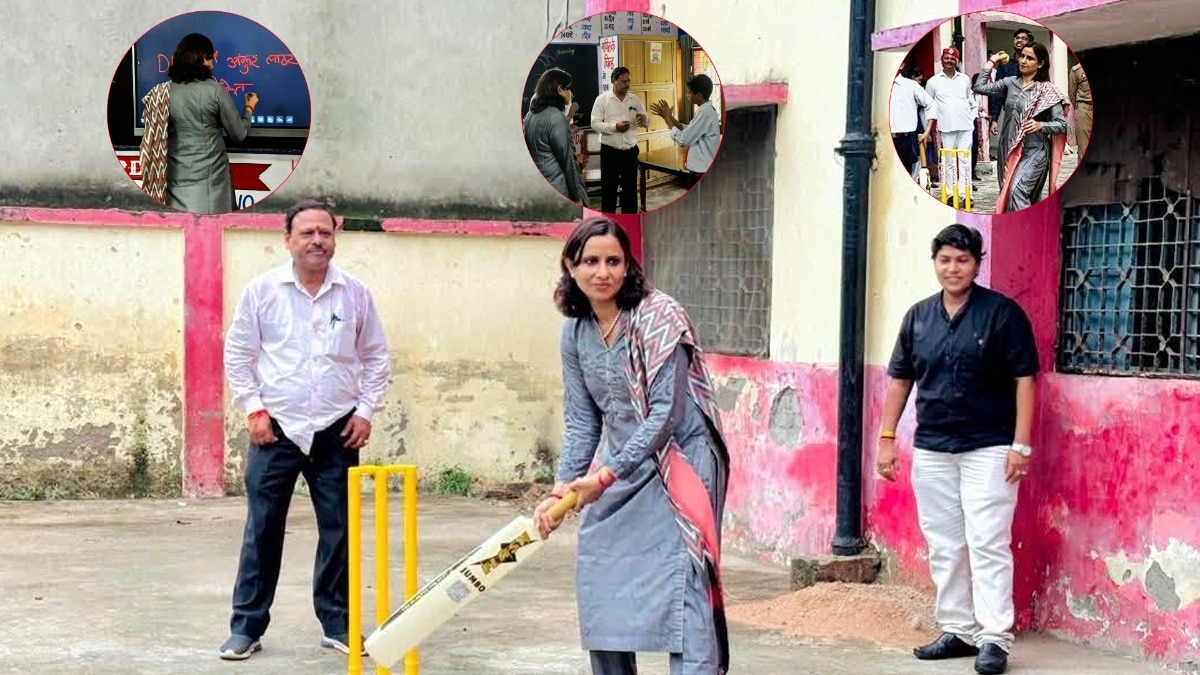 फर्रुखाबाद जिलाधिकारी अंकुर लाठर के राजकीय मूक-बधिर विद्यालय में निरीक्षण का तरीका बिल्कुल अलग था (Photo :X@DMoffice)