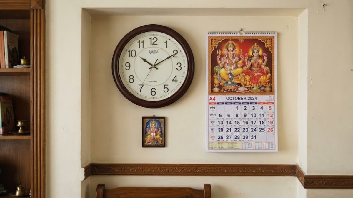 घर में कहां पर टांगे घड़ी और कैलेंडर