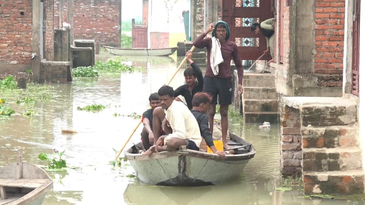 उन्नाव में बाढ़ का कहर. (Photo: ITG)