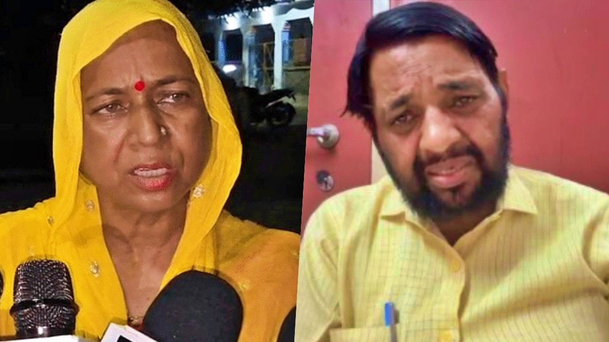 विधायक जय देवी और उनके पति पूर्व मंत्री कौशल किशोर (Photo- Screengrab)