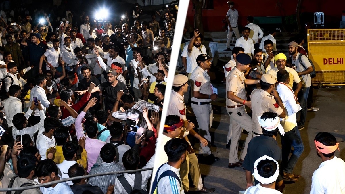 जंतर-मंतर पर जाति नहीं, आर्थिक आधार पर आरक्षण की मांग को लेकर प्रदर्शन.(Photo- ITG)