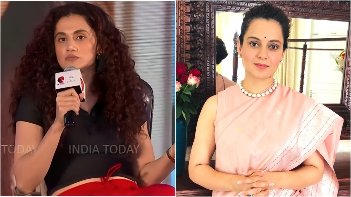 कंगना संग विवाद पर बोलीं तापसी (Photo: India Today, Instagram @kanganaranaut)