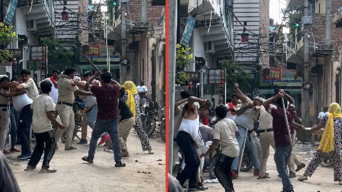 इस घटना में 3 पुलिस अधिकारी घायल बताए जा रहे हैं. (Photo: ITG)