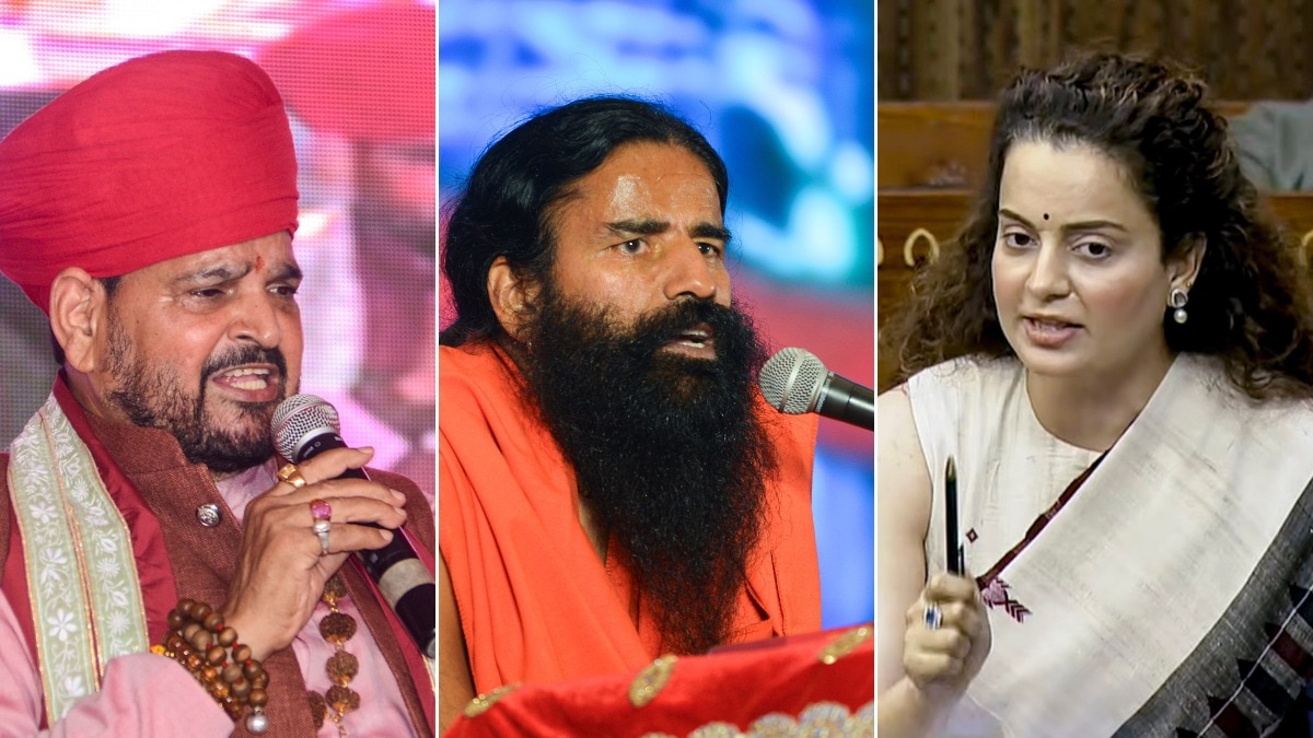 बृजभूषण और कंगना के बयान पर भड़के बाबा रामदेव (फोटो: PTI)