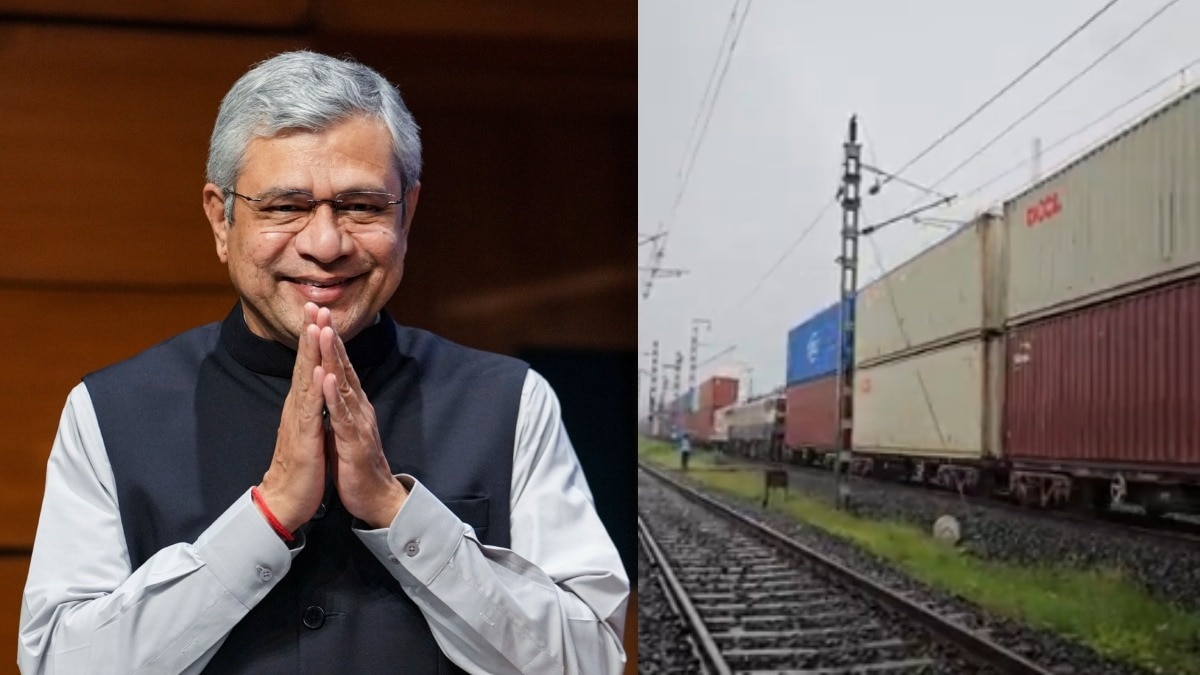 India First Double Stack Train 