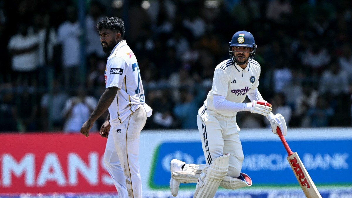Shubman Gill and Prabath Jayasuriya