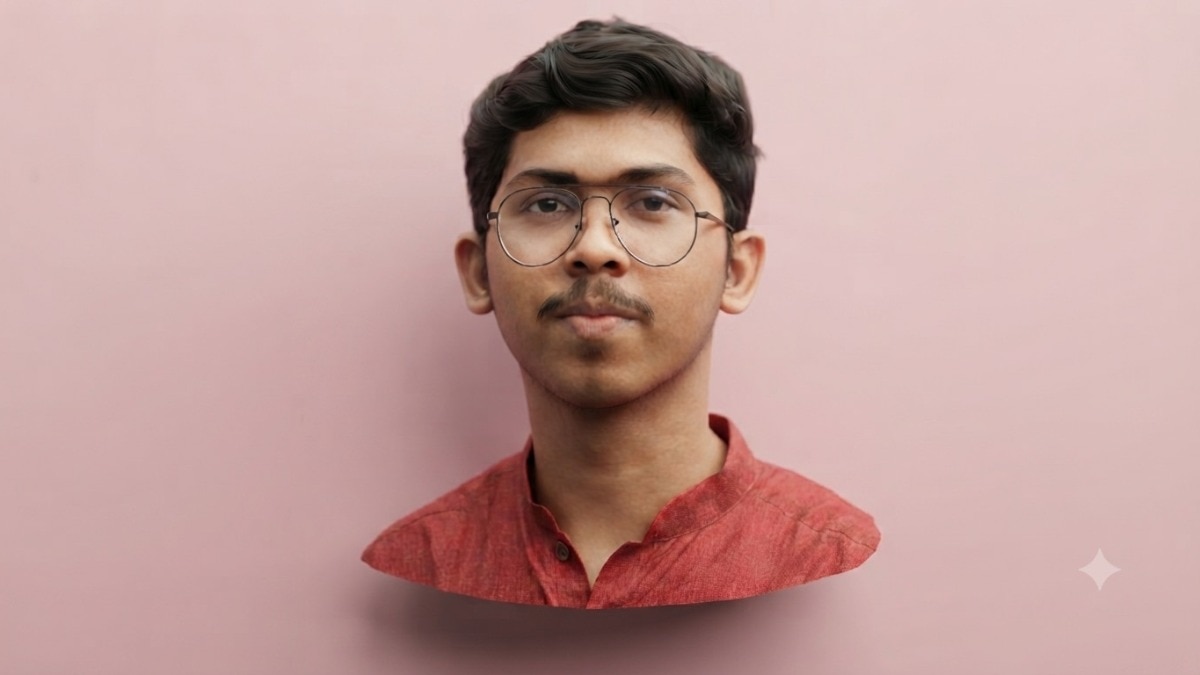 IIT Bombay के छात्र ने KBC में जीता 50 लाख रुपये. (Image courtesy: Yogesh Sahu/LinkedIn) (AI enhanced image)