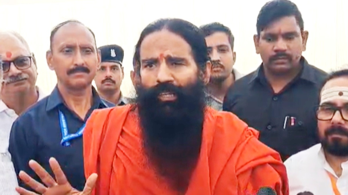 हरिद्वार में शिवराज-धामी-रामदेव समेत संत समाज जुटा.(Photo:Screengrab)