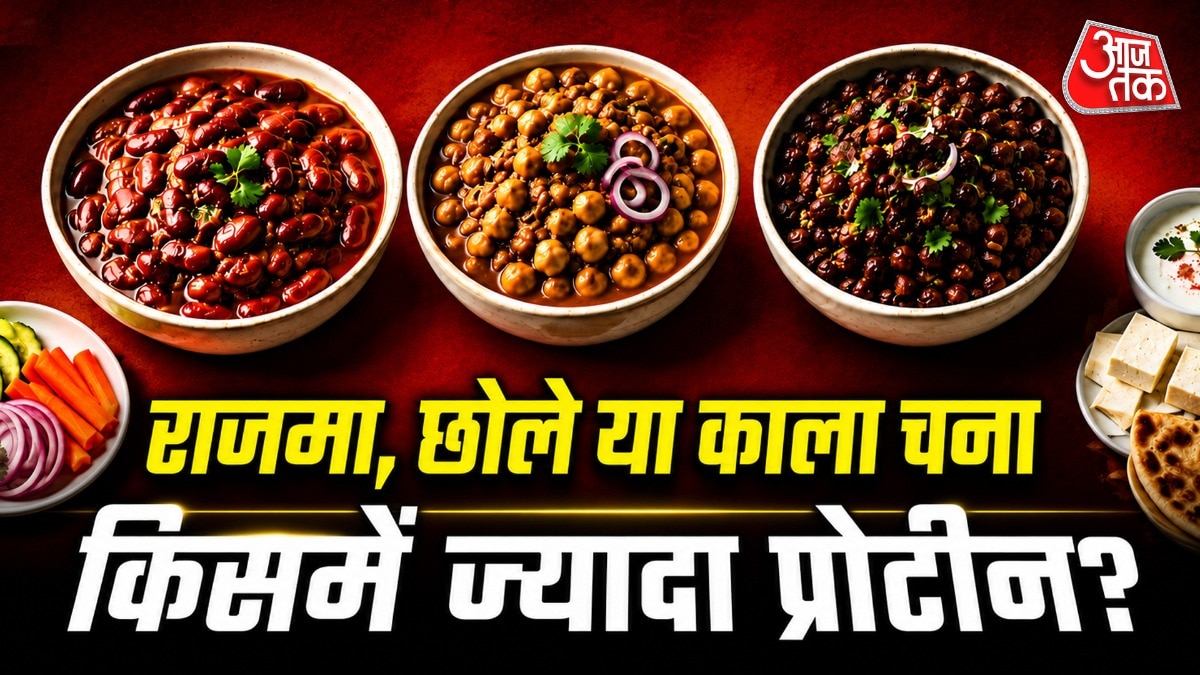 राजमा, छोले और काले चने में प्रोटीन के साथ-साथ फाइबर भी अच्छी मात्रा में होता है. (Photo: ITG)