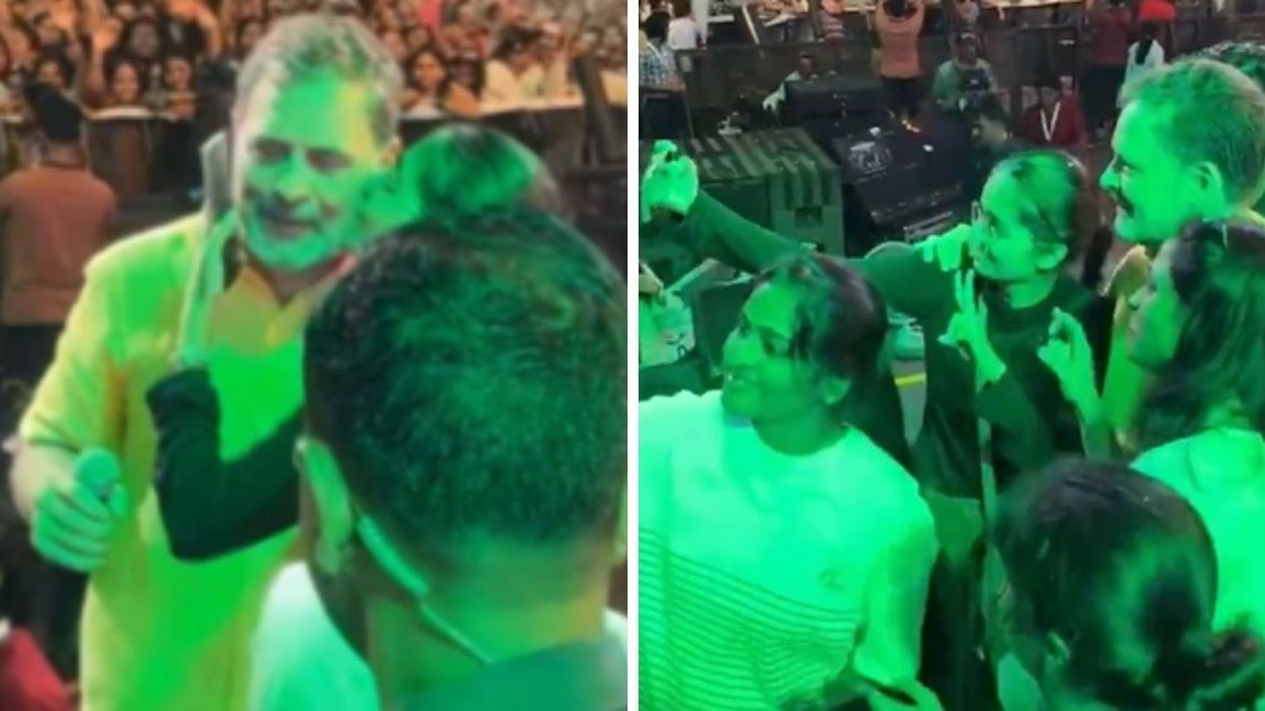 कांग्रेस सांसद राहुल गांधी इवेंट खत्म करके लौट रहे थे. (Photo- ITG)