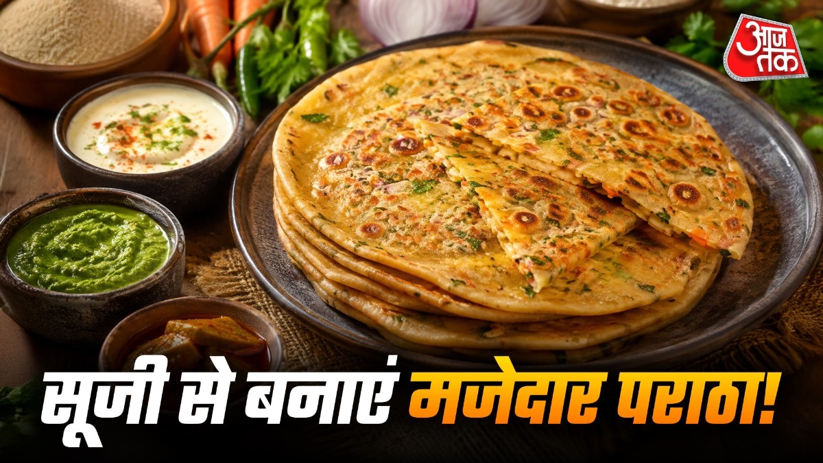 सूजी का पराठा बेलने से ज्यादा हाथ से थपथपाकर बेलना ज्यादा अच्छा रहता है. (Photo: ITG)