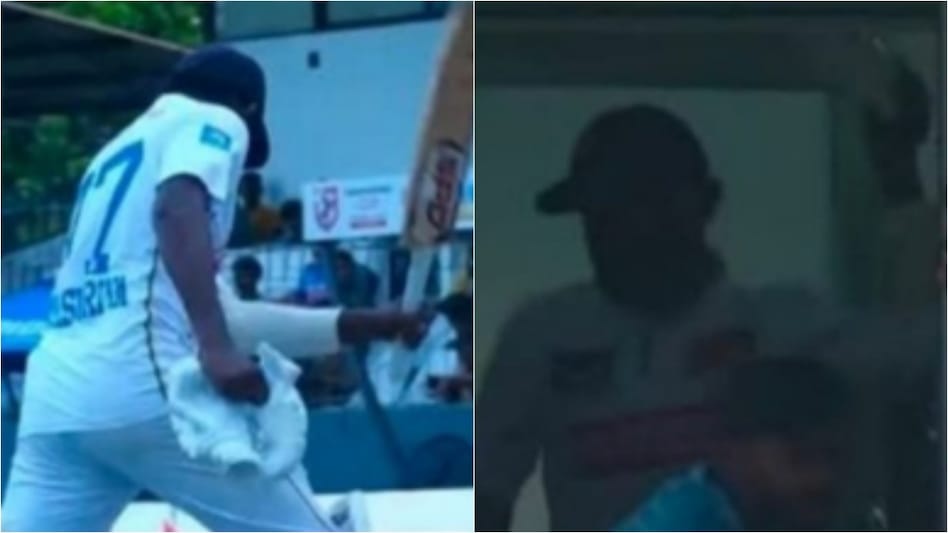 DRS ने भी नहीं बचाया, LBW होते ही भड़के जयसूर्या (Photo: X@SonySportsNetwk)