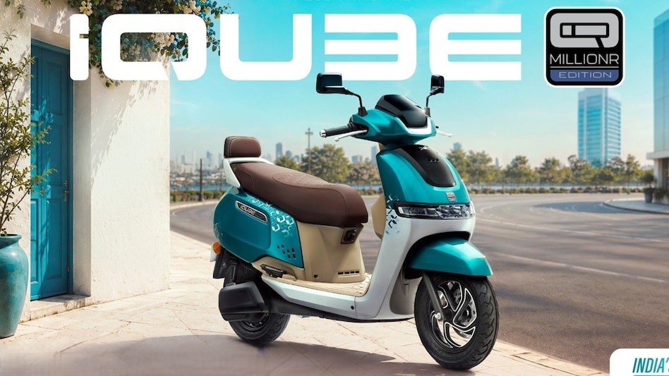 TVS Company Releases Special iQube MillionR Edition After Selling 1 Million Units