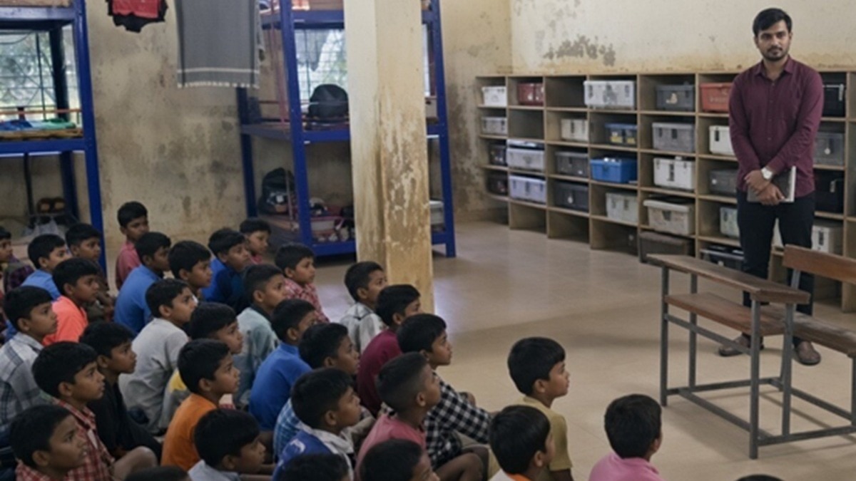 अस्पताल में भर्ती कराए गए सभी बीमार छात्र (Photo: ITG)