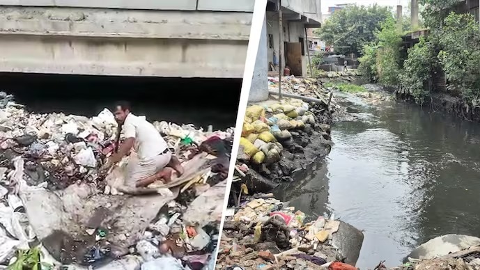 jasola drain accident delhi teen missing