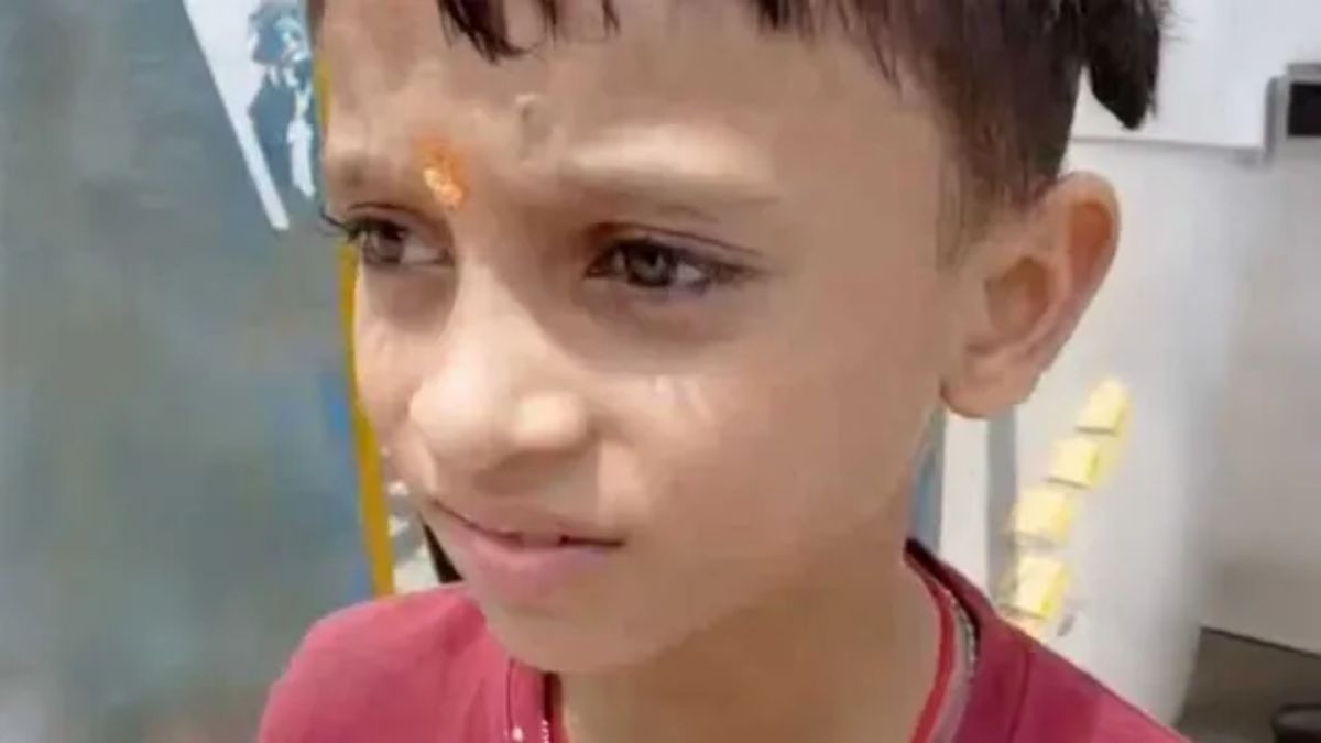 सोशल मीडिया पर वायरल हुआ 6 साल का बच्चा. 