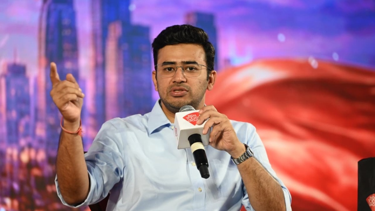 बेंगलुरु में इंडिया टुडे कर्नाटक राउंडटेबल में तेजस्वी सूर्या (Photo-ITG)