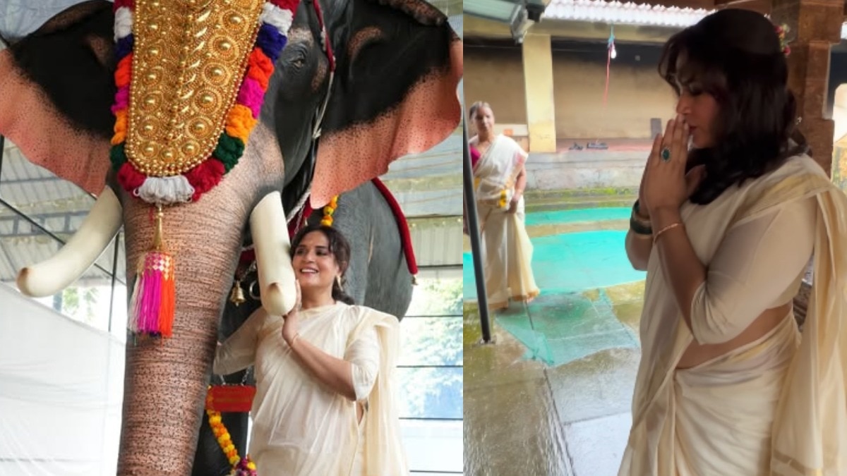 ऋचा चड्ढा ने गिफ्ट किया हाथी! (Photo: Instagram @therichachadha)