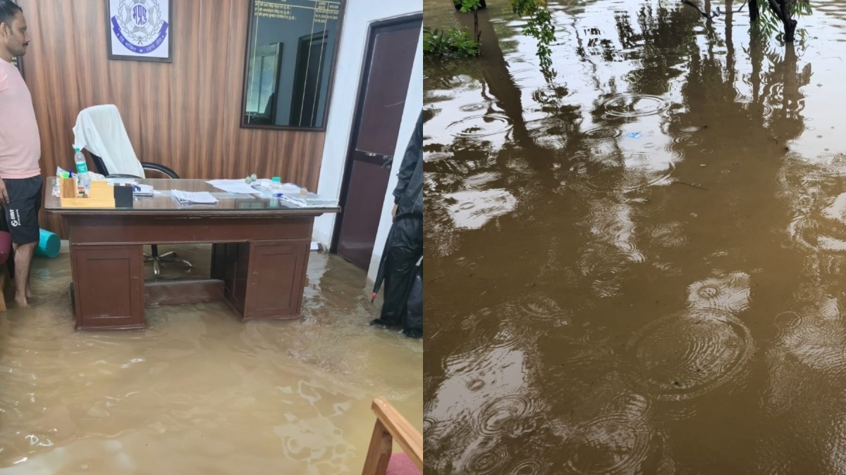 रेलवे स्टेशन की तरफ से आता है नाले का पानी.(Photo: Mayank Dubey/ITG)