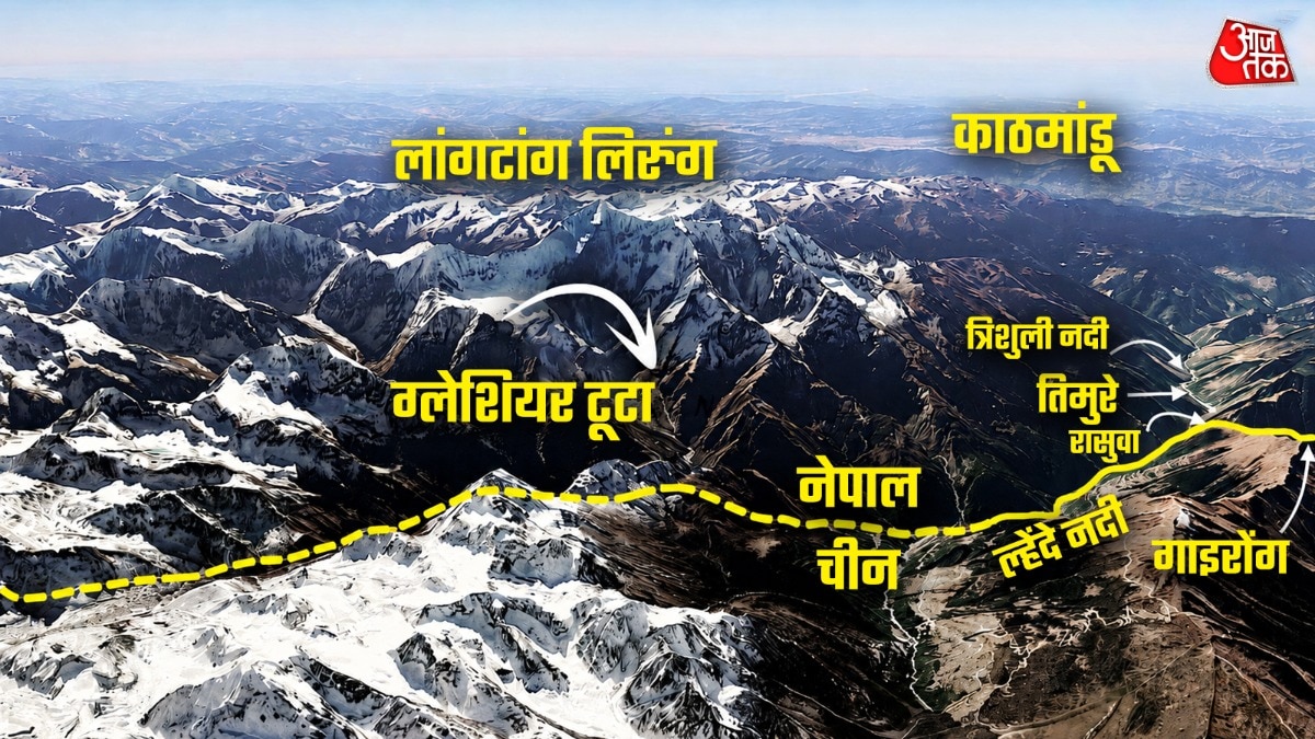 Nepal Tibet border flood